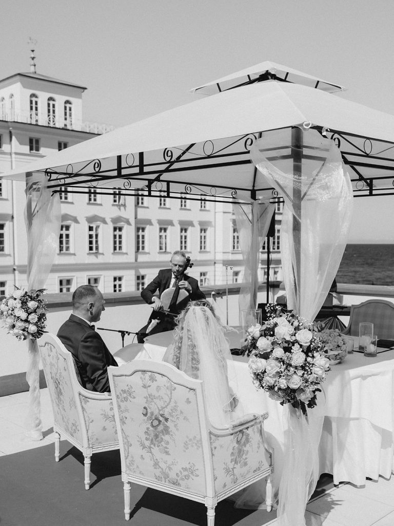 Hochzeit auf der Dachterrasse des Grand Hotels Heiligendamm
